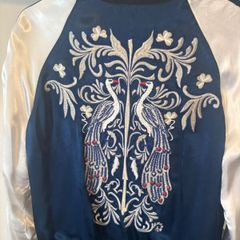 Reversible satin oriental jacket  Size S-M