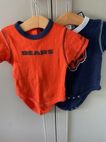 NFL chicago bears Reebok bodysuit x2 6-9months