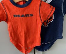 NFL chicago bears Reebok bodysuit x2 6-9months