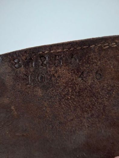 IRISH ARMY officer  Short Leather & bucket Spats Numbered Could Be 1946  ?