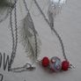 Lampwork glass jewellery,Necklace,Stainless steel chain,New,Gift Image 2