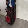 Wilson Golf bag , with rain cover and umbrella holder , has loads of pockets for storage Image 2