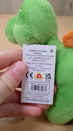 Wildberry Stegosaurs Plush Toy