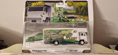 Hot Wheels Team Transport Porsche Rexy/ Porsche 911gt3 R / Fleet Flyer - price drop