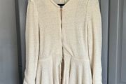 Zara zip through cardigan
