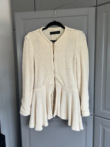 Zara zip through cardigan