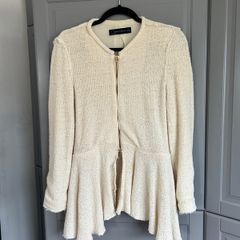 Zara zip through cardigan