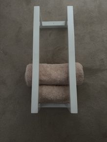 modern towel shelf