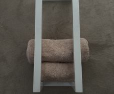 modern towel shelf