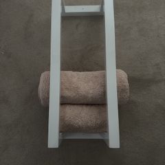 modern towel shelf