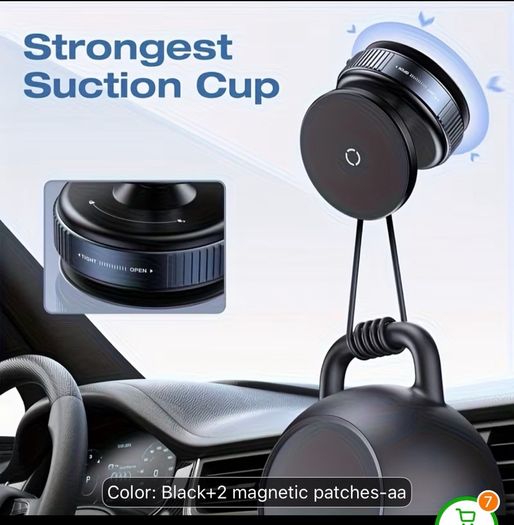 5 in 1 Magnetic Car Phone Holder 360 Foldable Suction Mount Universal GPS