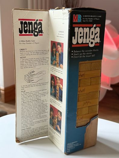 Vintage Jenga - Milton Bradley 1986 Edition