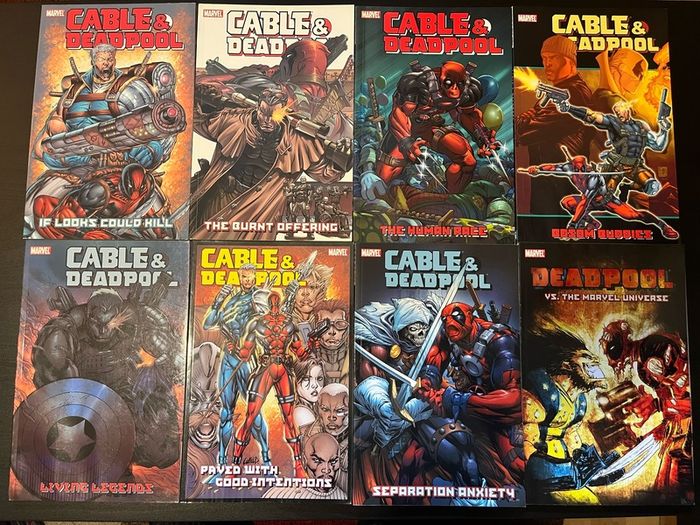 Assorted Marvel trade paperbacks