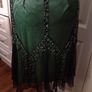 BNWT...Stunning Sage/Black Occasion Wear Dress With Stretch (labelled 8. Size 10-12) Image 6