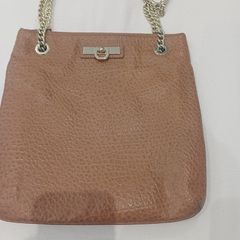 DKNY Tan Pebbled Leather Shoulder Bag - NWOT Excellent Condition