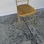 Vintage 1960 Italian Brass Chair Image 2