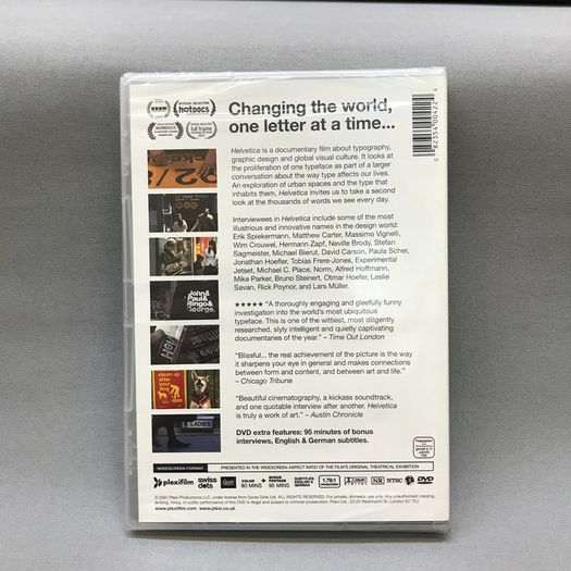 helvetica dvd