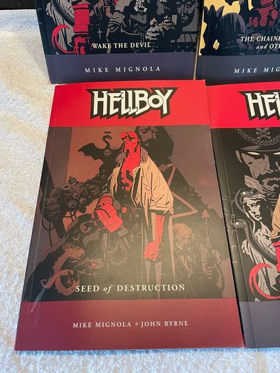 Hellboy graphic novels x 4 price is for all 4