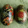 Vintage 1980's  Enamel Egg Collection - 4 Eggs Image 4