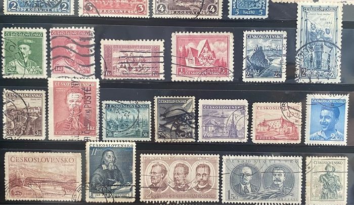 Czechoslovakian stamp lot