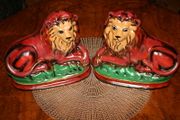 Antique Plaster Lions