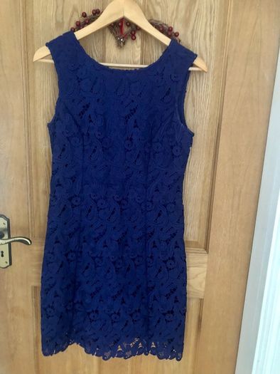Beautiful red chilli purple dress size 14