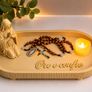 Rosary Holder  Prayer Tray with LED Candle Prayer Corner Image 2