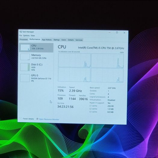 Full set PC Intel core i5 - Nvidia GPU -Ram 16GB - storage 2TB - monitor keyboard and mouse