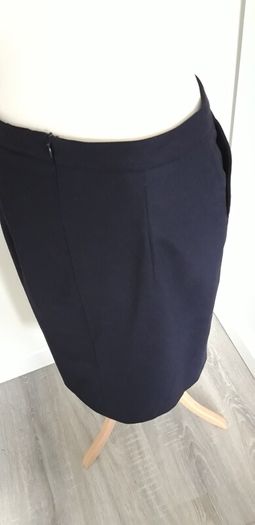 Gant High Quality Navy Wool Skirt with pockets Size 12