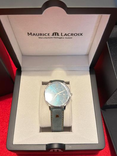 Maurice Lacroix Eliros Swiss Made Watch Green Dial Full Set