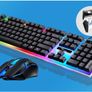 Wired Gaming Keyboard and Mouse Set with Led Backlight Ergonomic Design Liquid-Resistant Keyboard for Comfortable Long-Term Use Image 4