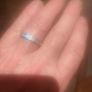 Sterling Silver CZ Half Eternity Ring Image 2