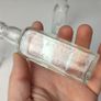 225 - Set of 3 Vintage Cork Distilleries Company Clear Glass Decorative Collectible Whiskey Vodka Bottles Image 4