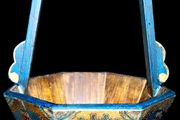 Beautiful hand made large wooden planter