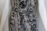 "A wear" patterned sheer dress,
