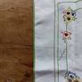 vintage embroidered table covering Image 4