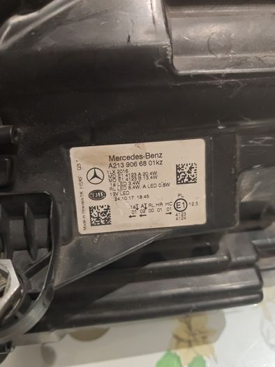 mercedes E class 2019 right headlight