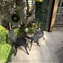 Vintage Cast Iron Garden Bistro Set - Table & 2 Chairs Image 5