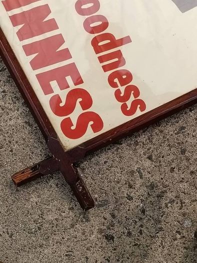 Original 1938 John Gilroy Guinness Poster in Oak Art Deco Frame