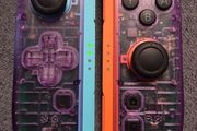 Custom Nintendo Switch 2 Retro Clear Atomic Purple Joy-Cons