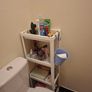 White shelf unit Image 2