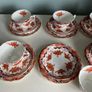 Price drop Rare Antique Tuscan china  Tea set Image 7
