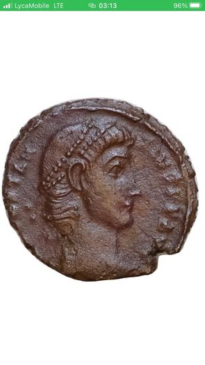 Constantius II. Ae Follis 13mm 1,7g 337-361 AD Antioch  votxx mvlt xxx