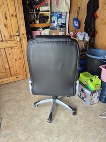 Palermo high back executive chair - black faux leather - Office Swivel Chair