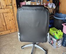 Palermo high back executive chair - black faux leather - Office Swivel Chair