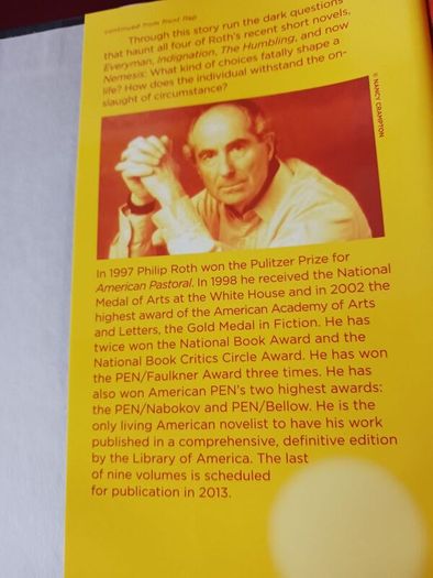 Philip Roth / Nemesis / 2010/ 1st edition