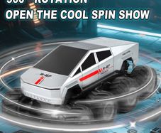 Bluster Cyber PickupTruck 8-Wheeled Amphibious Stunt RC Car