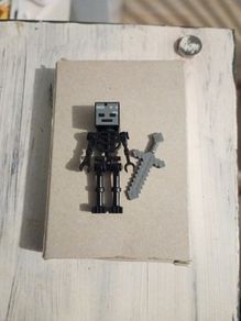 Lego minifigures Minecraft wither skeleton