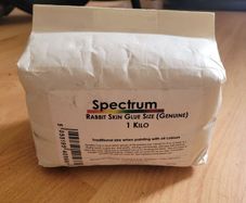 Gesso - 1kg Rabbit skin glue + 1kg Whiting powder