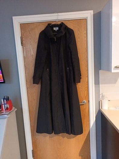 Fashion Concept. BY  Decollage Lined Long Coat.  Size - 14.